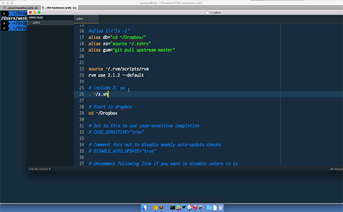 Using z to jump to "frecent" folders